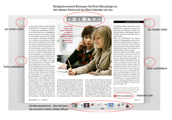 So navigieren Sie im neuen eMagazin von BILDUNGaktuell So navigieren Sie im neuen eMagazin von BILDUNGaktuell